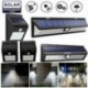 1 Pack-30 LED (fehér) Vízálló LED Solar Power PIR mozgásérzékelő fali fény szabadtéri kert udvari lámpa