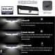 1 Pack-30 LED (fehér) Vízálló LED Solar Power PIR mozgásérzékelő fali fény szabadtéri kert udvari lámpa