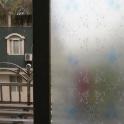 Krizantém 45CMx2M PVC vízálló adatvédelmi hálószoba Fürdőszoba Fagyott ablakfilm matrica