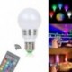E27 16 Színváltó mágikus fény E27 7W RGB LED lámpa izzó   vezeték nélküli távirányító