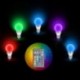 E27 E27 7W RGB LED 16 többszínű varázslámpa izzó   vezeték nélküli távirányító