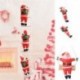 Xmas hegymászás Santa kötél létrán karácsonyfa otthon kert függő dekoráció