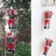 Xmas hegymászás Santa kötél létrán karácsonyfa otthon kert függő dekoráció