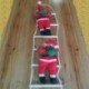 Xmas hegymászás Santa kötél létrán karácsonyfa otthon kert függő dekoráció