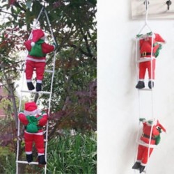 Mászó Santa kötél létrán karácsonyfa otthon kert Xmas függő dekoráció