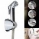 Kézi Bidet WC Shattaf Adapter Spray zuhanyfej fali konzol tömlő készlet