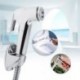 Kézi Bidet WC Shattaf Adapter Spray zuhanyfej fali konzol tömlő készlet