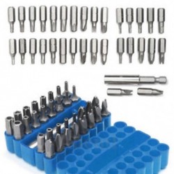 Biztonsági bit 33Pcs Állítsa be a szabotázsprofil Torx csavarhúzóját Csavarkulcs Star Hex tartórúd