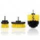 3Pcs / Set csempe Grout Power Scrubber tisztító fúró sárga kefe kád tisztító Combo