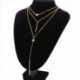 Ezüst Divat Női Choker Chunky nyilatkozat Bib lánc Charm medál nyaklánc ékszer