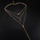 Ezüst Divat Női Choker Chunky nyilatkozat Bib lánc Charm medál nyaklánc ékszer
