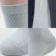 Navy Blue (rövid) Férfi Bambusz rostos harisnya Zokni Üzleti alkalmi toe Boot pamut munka zokni