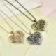 Arany Női Boho Choker Charm szív medál hosszú lánc nyaklánc fél ékszerek