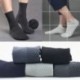 Navy Blue (rövid) Férfi bambusz rostos harisnya Zokni Business Toe Boot Cotton alkalmi munka zokni