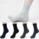 Navy Blue (rövid) Férfi bambusz rostos harisnya Zokni Business Toe Boot Cotton alkalmi munka zokni