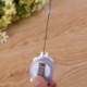 Napraforgó 1 x DIY Mini rajzfilm visszahúzható jelvény orsó húzó kulcs azonosító név kártya jelvény birtokosa