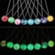 * 2 Teljes fluoreszkáló medál Rising Moon Glow a sötét fényes lánc nyaklánc