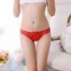 Fekete Női tanga fehérnemű Exotikus Culotte pamut szexi rövidnadrág bugyi csipke intim