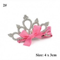 * 2 Hajvágás Gyerekek Baba lány hajcsípője Korona Virág Mini Barrettes Csillag csecsemő
