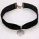 Harry Porter Vintage fekete bársony choker bájos nyaklánc medál gótikus kézzel készített 90`s punk új