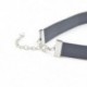 Piros Charm női bőr choker gótikus punk gallér nyaklánc lánc ékszer 5 színben