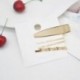 * 8 5Pcs / Set 5db gyöngy hajvágó hajszalag fém fésű Bobby pin Barrette hajcsavar fejdísz JP
