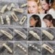 * 8 5Pcs / Set 5db gyöngy hajvágó hajszalag fém fésű Bobby pin Barrette hajcsavar fejdísz JP
