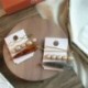 * 9 3Pcs / Set 3db női lányok gyöngy hajcsípő arany hajcsavaros csúszka fogantyúk Barrette haj klipek