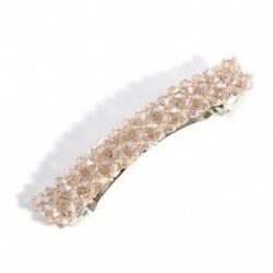 Pezsgő Divat Női Bling Fejfedők Crystal Rhinestone Hair Clip Barrette hajtű ajándék