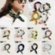 * 11 Női tér selyem érzi szatén sál vékony retro elegáns fej-nyak haj Tie Band
