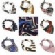 * 11 Női tér selyem érzi szatén sál vékony retro elegáns fej-nyak haj Tie Band