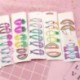 * 5 6Pcs (ananász   görögdinnye   ... 6Pcs lányok gyümölcs haj klipek Snaps hajtű Baba haj Mini Barrettes kiegészítők