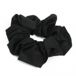Fekete Lady Chic Hair Scrunchies gyűrű rugalmas rugalmas szín Bobble sport tánc Scrunchie