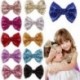 Kék Aranyos gyerekek lányok bébi fényes lekvár Bowknot haj klip csillogó haj íj hajtű