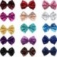 Lila Aranyos gyerekek lányok bébi fényes lekvár Bowknot haj klip csillogó haj íj hajtű