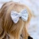 Lila Aranyos gyerekek lányok bébi fényes lekvár Bowknot haj klip csillogó haj íj hajtű