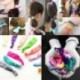 * 5 6Pcs / Set Női szalag rugalmas hajkötés haj zenekar kötelek Hairband lófarok tartó