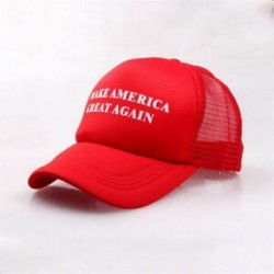 Piros nyomtatási háló Trump 2020 / Make America Great Again Hat Donald Trump republikánus Cap matrica