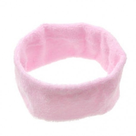 Rózsaszín Elasztikus nők férfiak sport pamut verejték sweatband fejpánt jóga tornaterem haj fejpánt