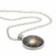 Sri Yantra fotó Cabochon üveg medál Tibet ezüst lánc nyaklánc Ékszer ajándék