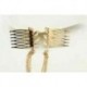 Női Vintage Retro arany hosszú Tassel mandzsetta stílus láncok fém haj fésű Hairband