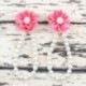 Görögdinnye piros Nyári csecsemő gyerekek baba lány virág gyöngy mezítláb gyűrű szandál láb karkötő