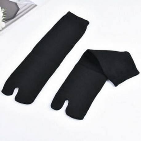 Fekete Sandal Toe Wear Clogs Két lábujja Hot Anti Szag 1Pair Női Flop Split Geta Tabi