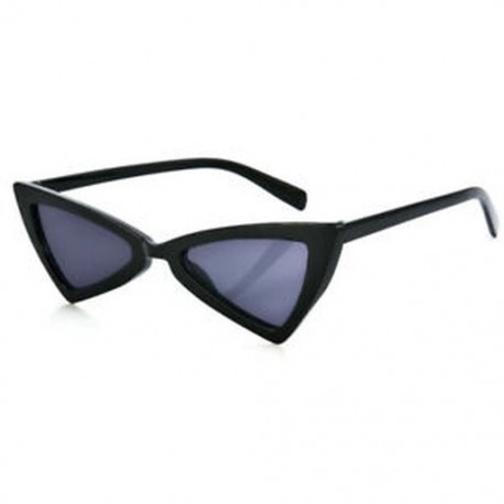 I-BLACK Vintage Retro női férfiak szemüveg túlméretezett geometriai lapos tükör lencse napszemüveg