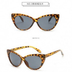 J-Leopard   Szürke Vintage Retro női férfiak szemüveg túlméretezett geometriai lapos tükör lencse napszemüveg