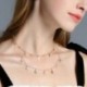 Divat női többrétegű csillag hold medál arany lánc choker nyaklánc ékszer