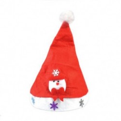 Hóember gyerekeknek 1 x Felnőtt gyermekek LED karácsonyi kalap Mikulás rénszarvas hóember fél sapka ajándék