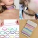 12Pcs / Lot 80-as évek 90-es évek Punk rugalmas rugalmas tetoválás csipke nyaklánc nyaklánc Retro gótikus