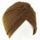 Arany Divat férfiak nők feszes indiai stílusú turban kalap puha fej Wrap zenekar sapka