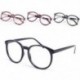 Fekete Divat Unisex férfi Retro kerek keret Vintage női szemüveg Nerd szemüveg ajándék